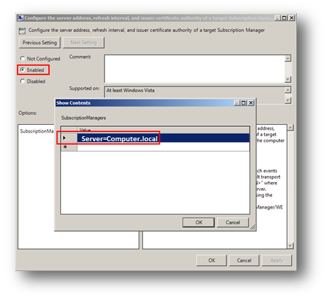 Windows Event Logs Centralization 11 d6df1cea27aa8187b252825701674c7d