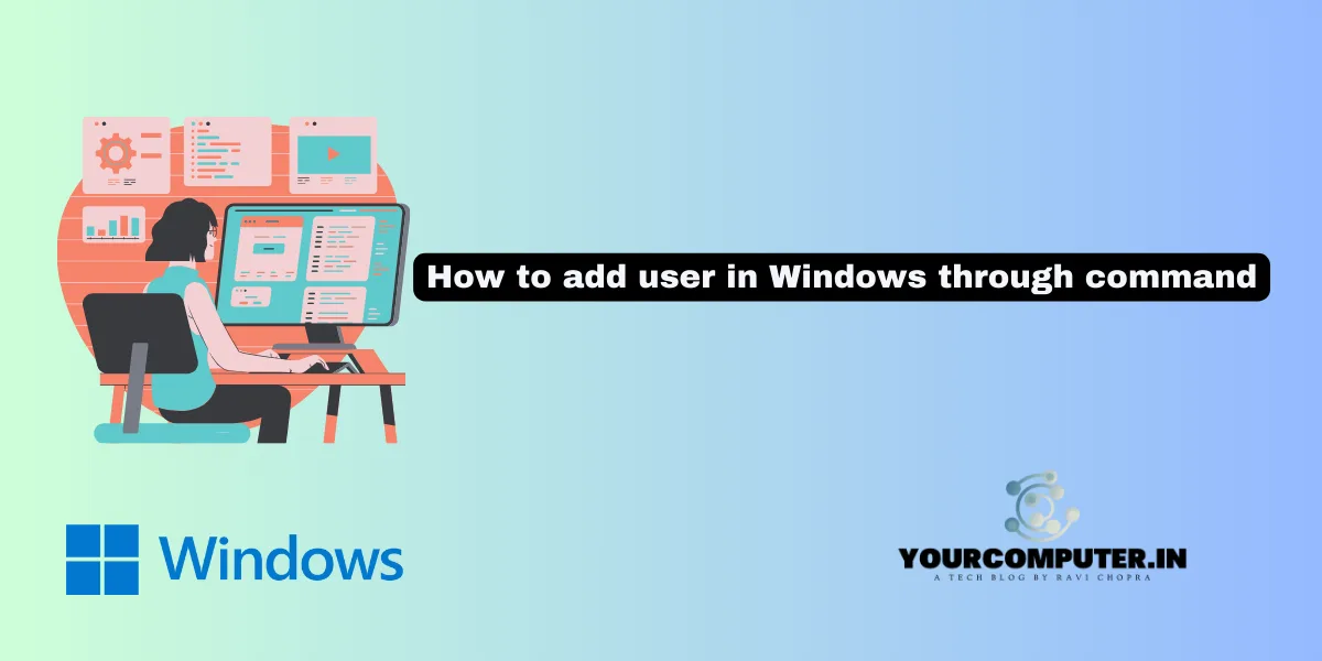 How To Add User In Windows